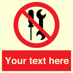 PM7723: Custom prohibition not to be serviced by users