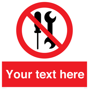 PM7723: Custom prohibition not to be serviced by users