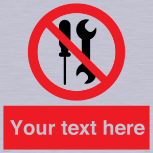 PM7723: Custom prohibition not to be serviced by users