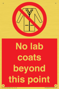 PP10043: No lab coats beyond this point
