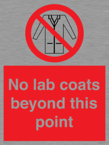 PP10043: No lab coats beyond this point
