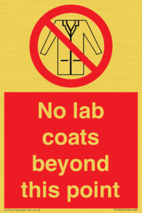 PP10043: No lab coats beyond this point
