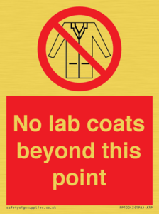 PP10043: No lab coats beyond this point