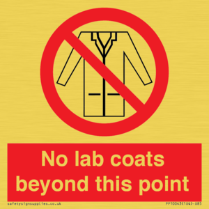 PP10043: No lab coats beyond this point