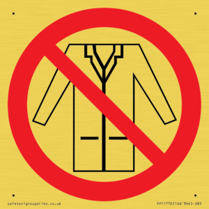 PP11772: P919 Prohibition: No lab coats