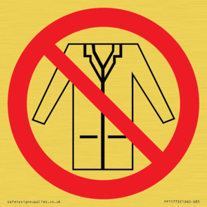 PP11772: P919 Prohibition: No lab coats