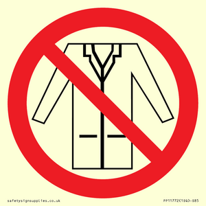 PP11772: P919 Prohibition: No lab coats