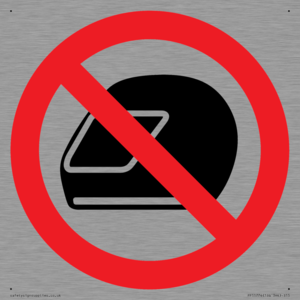PP11774: P920 Prohibition: No motorcycle helmets