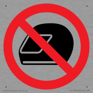 PP11774: P920 Prohibition: No motorcycle helmets