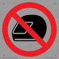 PP11774: P920 Prohibition: No motorcycle helmets
