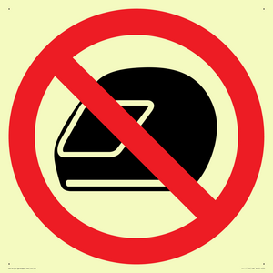 PP11774: P920 Prohibition: No motorcycle helmets