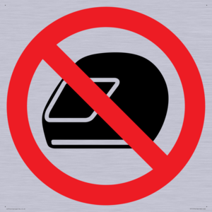 PP11774: P920 Prohibition: No motorcycle helmets