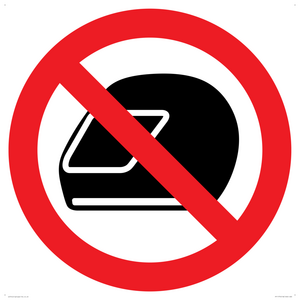 PP11774: P920 Prohibition: No motorcycle helmets