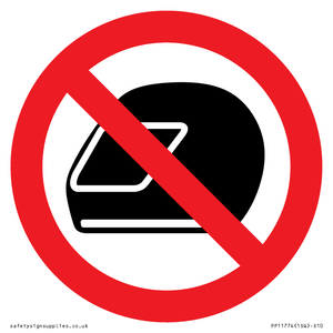 PP11774: P920 Prohibition: No motorcycle helmets