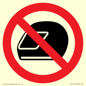 PP11774: P920 Prohibition: No motorcycle helmets