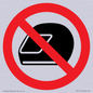 PP11774: P920 Prohibition: No motorcycle helmets
