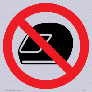 PP11774: P920 Prohibition: No motorcycle helmets