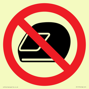 PP11774: P920 Prohibition: No motorcycle helmets