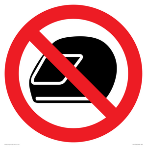 PP11774: P920 Prohibition: No motorcycle helmets