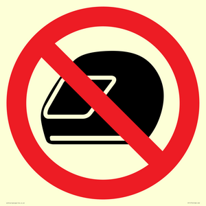 PP11774: P920 Prohibition: No motorcycle helmets