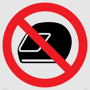 PP11774: P920 Prohibition: No motorcycle helmets