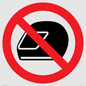 PP11774: P920 Prohibition: No motorcycle helmets
