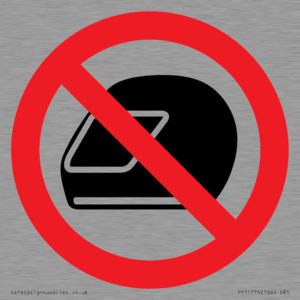 PP11774: P920 Prohibition: No motorcycle helmets
