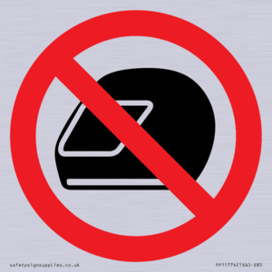 PP11774: P920 Prohibition: No motorcycle helmets