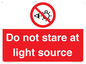 PP12646: Do not stare at light source