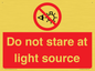 PP12646: Do not stare at light source