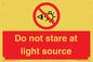 PP12646: Do not stare at light source