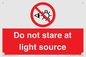 PP12646: Do not stare at light source
