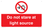 PP12646: Do not stare at light source