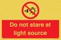 PP12646: Do not stare at light source
