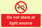 PP12646: Do not stare at light source