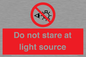 PP12646: Do not stare at light source