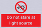 PP12646: Do not stare at light source