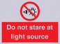 PP12646: Do not stare at light source