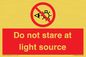 PP12646: Do not stare at light source