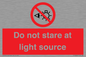PP12646: Do not stare at light source