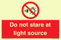 PP12646: Do not stare at light source