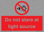 PP12646: Do not stare at light source