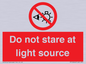 PP12646: Do not stare at light source