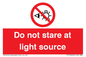 PP12646: Do not stare at light source
