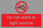 PP12646: Do not stare at light source