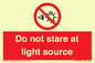 PP12646: Do not stare at light source