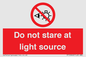 PP12646: Do not stare at light source