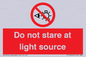 PP12646: Do not stare at light source