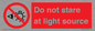 PP12646: Do not stare at light source