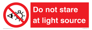 PP12646: Do not stare at light source